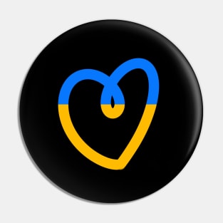 Stand with Ukraine. Heart Pin