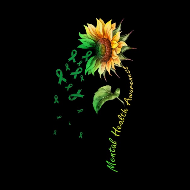 Mental Health Awareness Sunflower by craiglimu