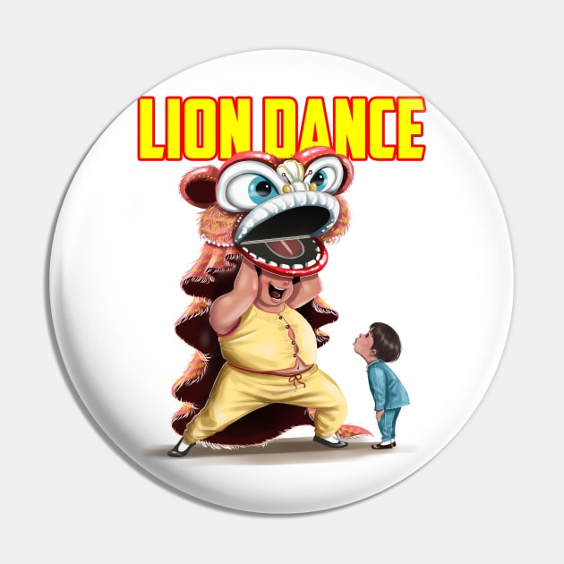 Lion Dance Pin by YonoStore