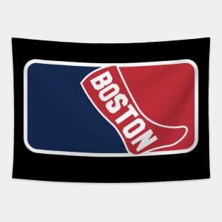 Boston baseball big mlb logo Tapestry