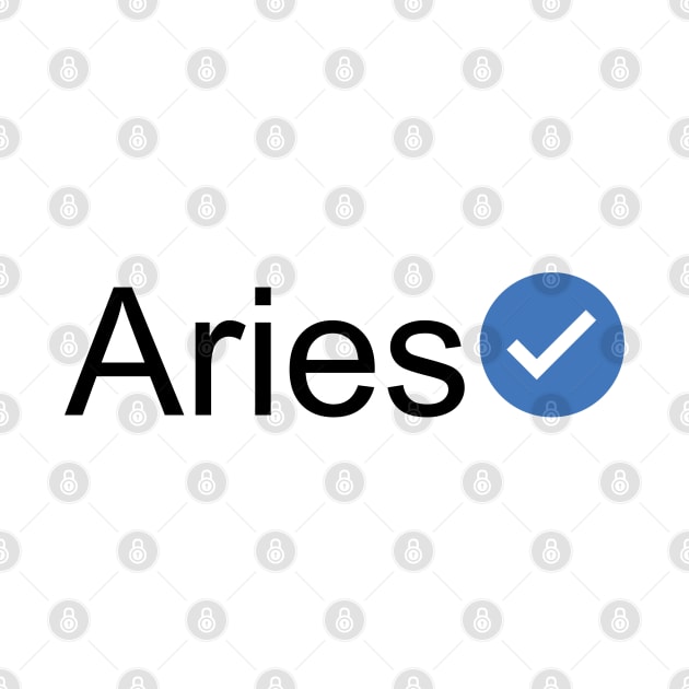 Verified Aries (Black Text) by inotyler