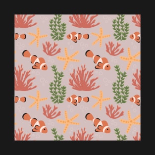 Clownfish & Anemones 2 T-Shirt