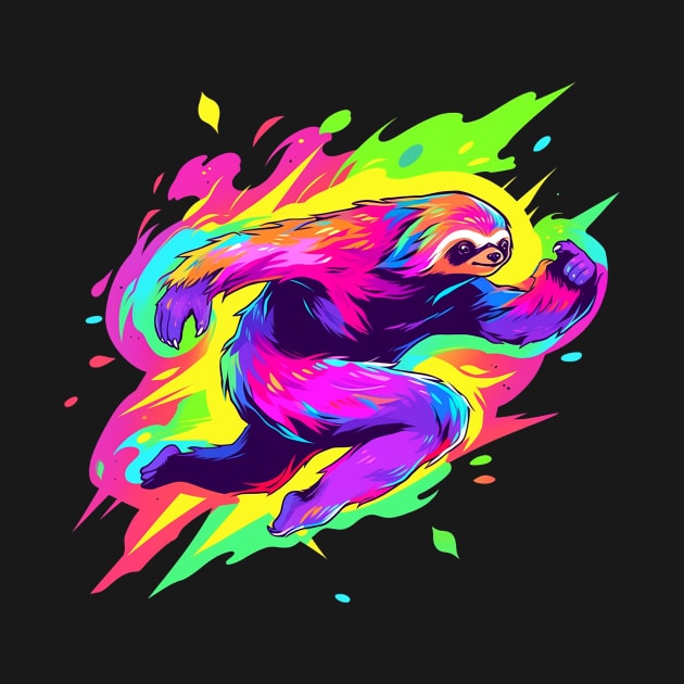 running sloth by dubcarnage