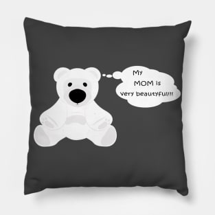 Pretty bear cub Pillow