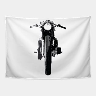 Vintage Retro Cafe racer moto Tapestry