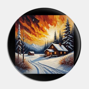 Christmas camp Pin