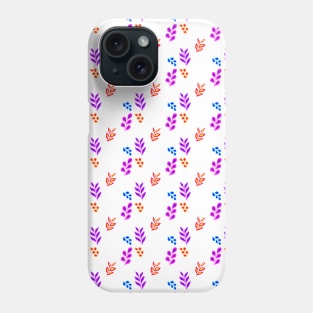 Cute and Colorful Different Varieties of Leaves Phone Case