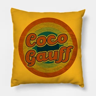 coco gauff Pillow