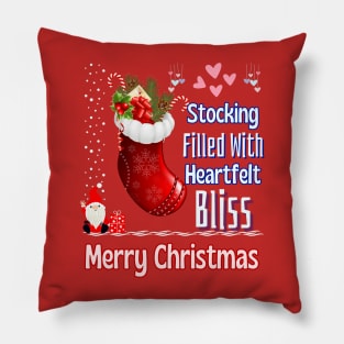 Heartfelt Christmas Stocking Pillow