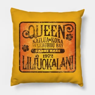 Queen Lili'uokalani Canoe Race Pillow