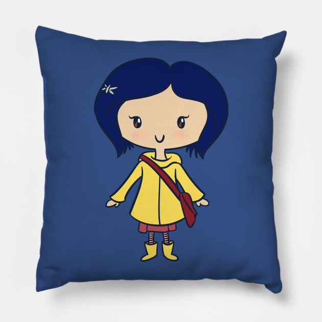 Coraline - Lil' CutiE Pillow by Ellador