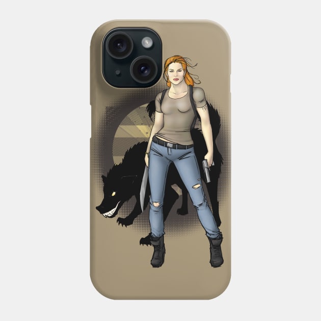 Post Apocalyptic Pinup Phone Case by CatAstropheBoxes