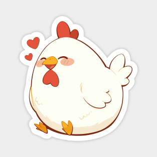 Cute Chicken Love Magnet