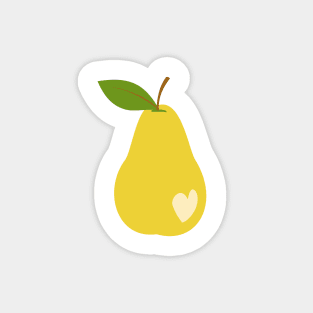 Bitten pears Magnet