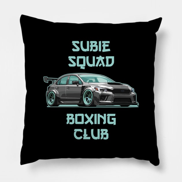 Subaru WRX STI Car Art -  Impreza Boxer Engine Modified JDM Car Pillow by JDM-Rey