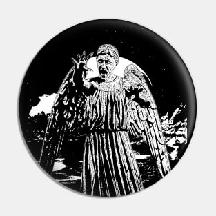 Grunge angel Pin