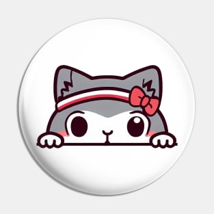 Sneaky japanese cat so cute Pin