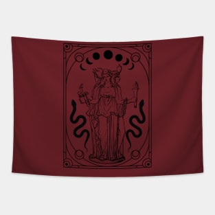 Hekate Nouveau Occult Tapestry