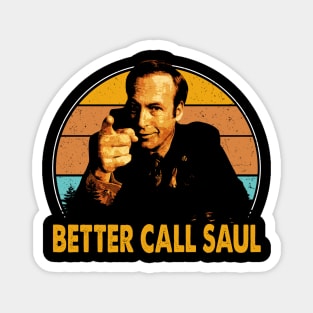 Retro Saul Movie Characters Magnet