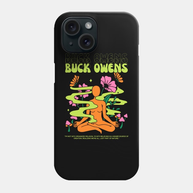 Buck Owens // Yoga Phone Case by Mamamiyah