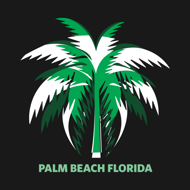 Palm beach Florida Palm TShirt TeePublic