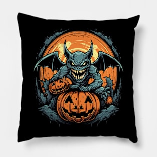 Halloween Ghost King Bat // V2 Pillow