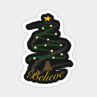 Christmas Believe Magnet