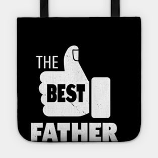 The Best Father Retro Vintage Best Dad Gift For Dads For Him Tote