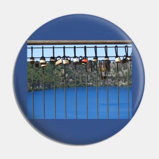 Love Lockets on Blue Lake Pin