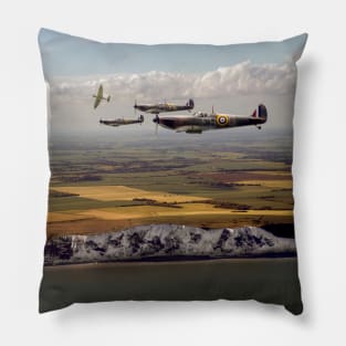 White Cliffs Spitfires Pillow