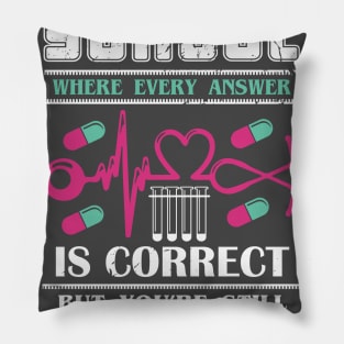 Nursing School Problems Pillow