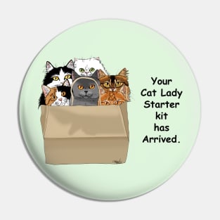 Cat Lady Starter Kit Pin