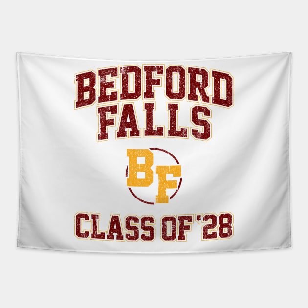 Bedford Falls Class of 24 (Variant) Tapestry by huckblade