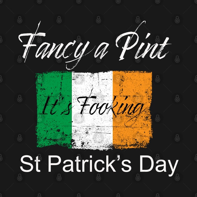 St Patricks Day 'Fancy a Pint' by Whites Designs