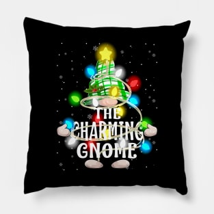 The Charming Gnome Christmas Matching Family Shirt Pillow