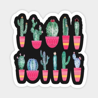 Cute Cactus Stickers Magnet