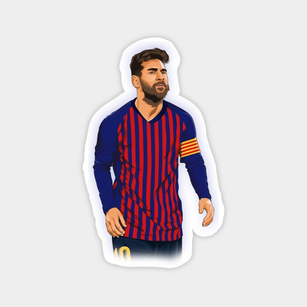 Lionel Messi Magnet by Ades_194