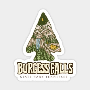 BURGESS FALLS STATE PARK TENNESSEE Magnet