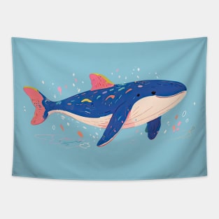 Cute Whale Tapestry