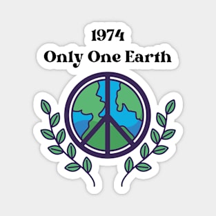 1974 "Only One Earth" Environment Day Magnet