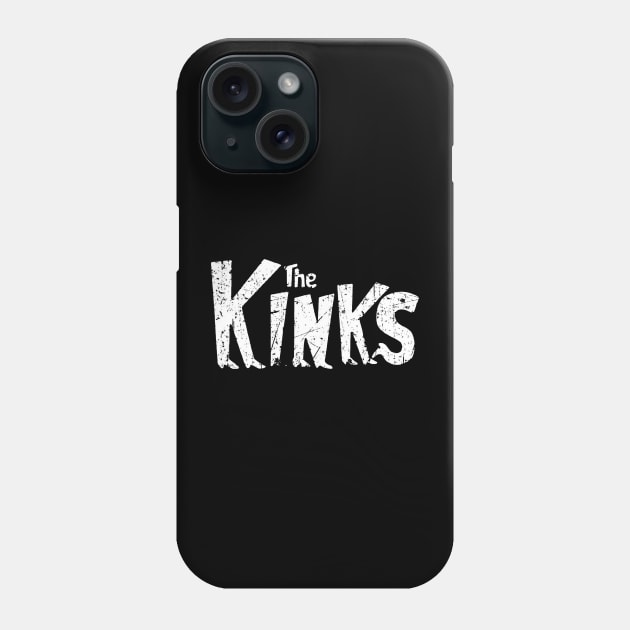 Black color kinks Phone Case by Fabecco Designs