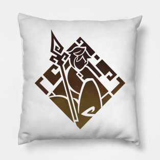 Genshin Impact Zhongli Emblem - Constellation Pillow