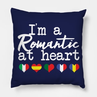 I'm a Romantic At Heart Pillow