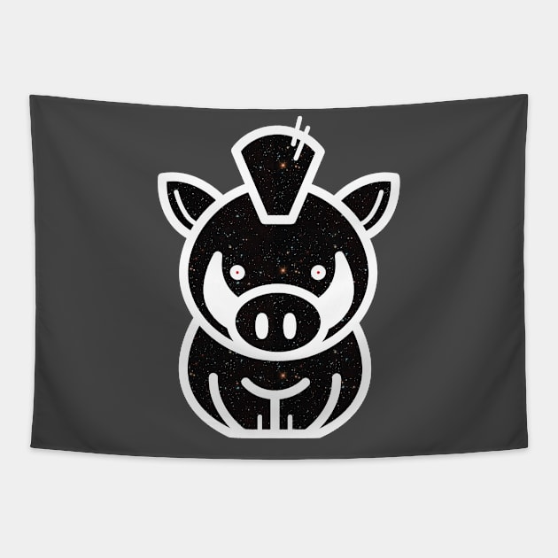 Space Pig Tapestry by PGMcast