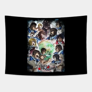 Insect Invasion Formars Tee Showcasing Characters' Confrontation with Alien Species Tapestry