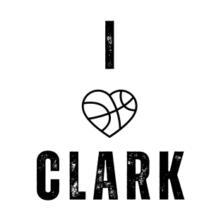 I love Clark Jersey Black T-Shirt