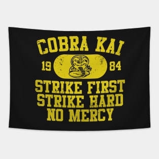 Cobra Kai Vintage Tee Motto (Cobra) Tapestry