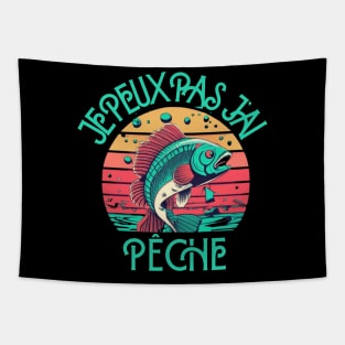 Je Peux Pas J'Ai Pêcheur Pêche Sport Poisson Homme Tapestry