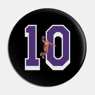 lakers new number. 10 number of Christie, Max Pin