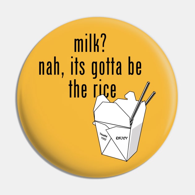 gotta be the rice (san serif) Pin by UnOfficialThreads